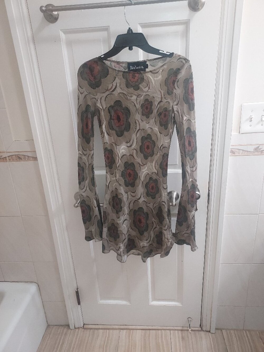 REALISATION PAR Supernova Floral Bridgette Mini Dress
